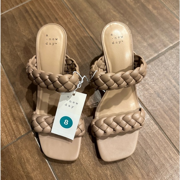 a new day Shoes - NWT Basil Heeled Sandals from A New Day. Size 8